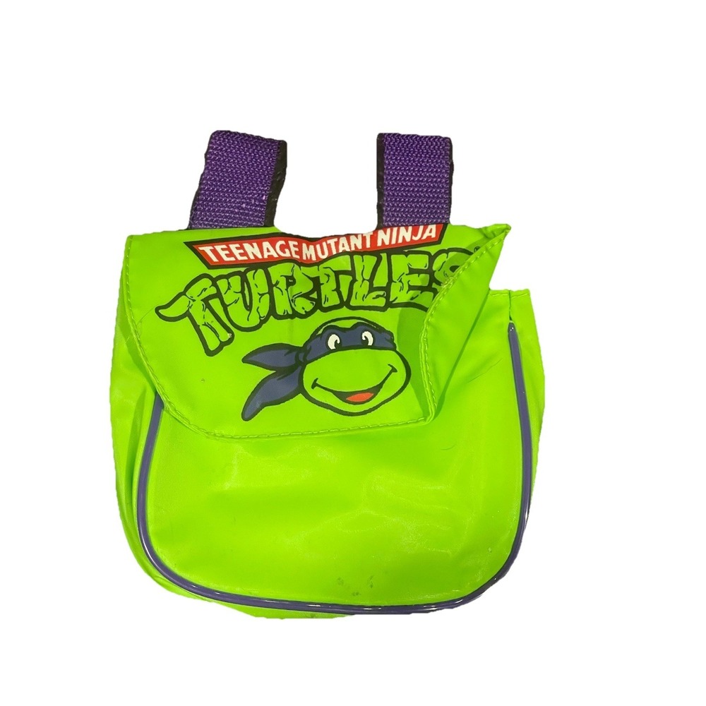 Teenage Mutant Ninja Turtles Bike Pouch Bag 1993 Burger King Kids Club Donatello